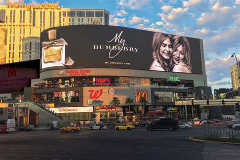 burberry las vegas strip.